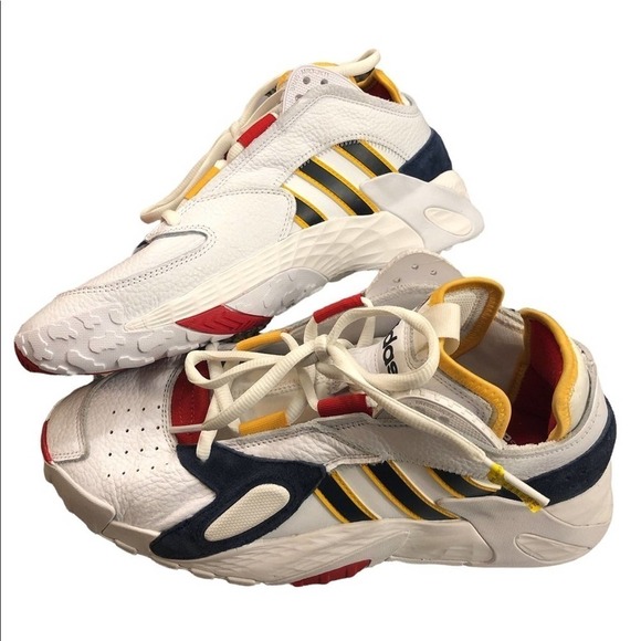 NWT Adidas Originals Streetball Rare Color Combo-Red White & Blue Men's 9 - Picture 2 of 5